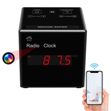 Cámara Wi-Fi - Reloj - Altavoz Bluetooth