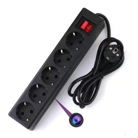 WiFi Power Strip with Full HD Camera and Night Vision